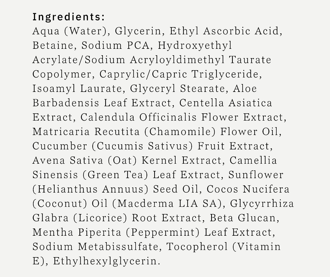 RE:CALM (AM SKIN DRINK) - Soothes & strengthens your barrier