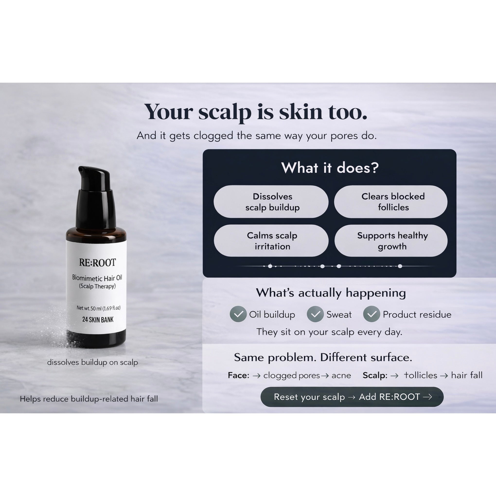 RE:ROOT – Pre-Shampoo Therapy