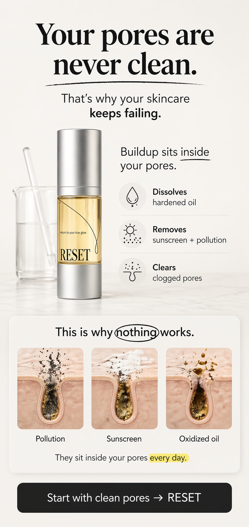 RESET Deep Pore Oil