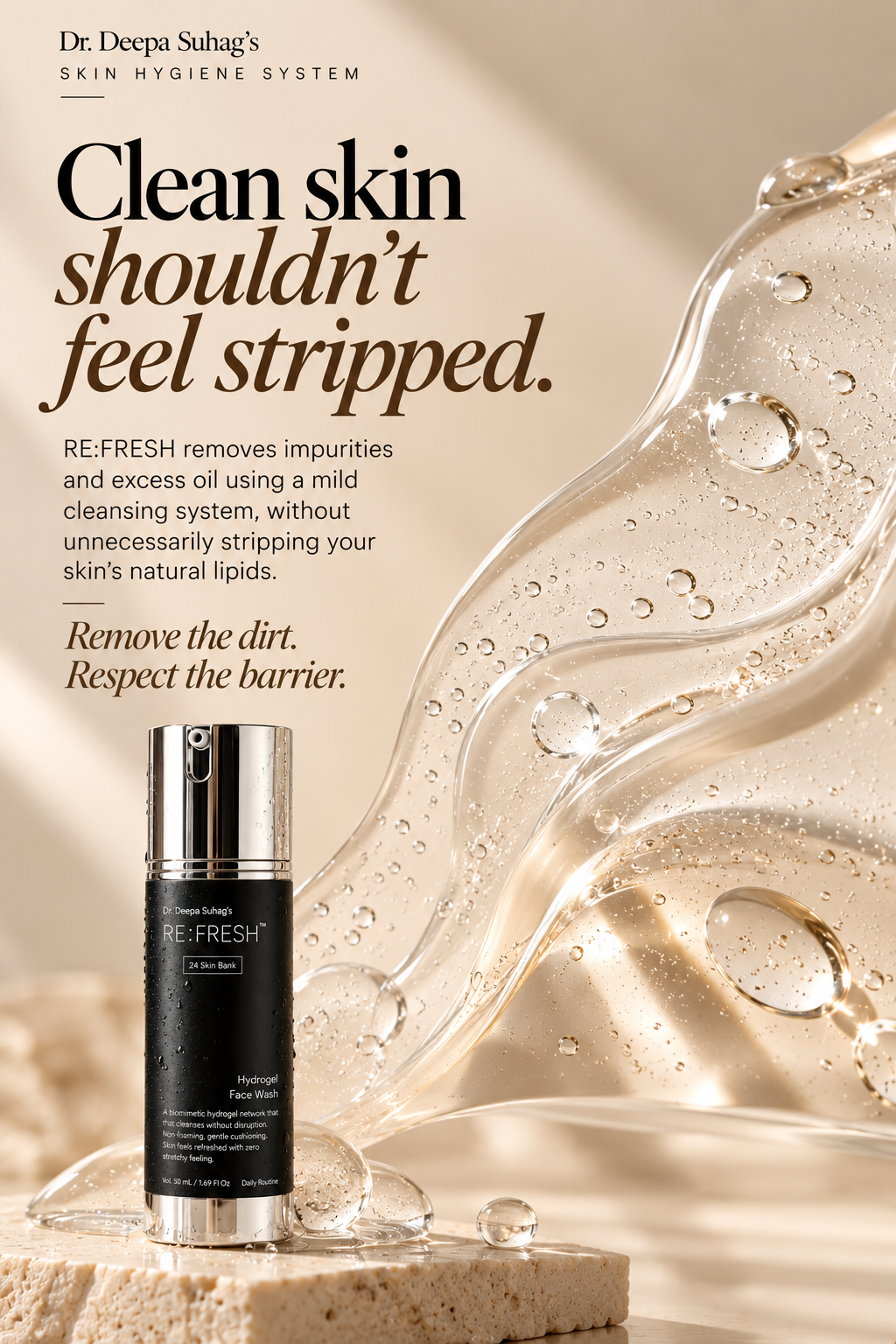 RE:FRESH-Biomimetic Face Wash
