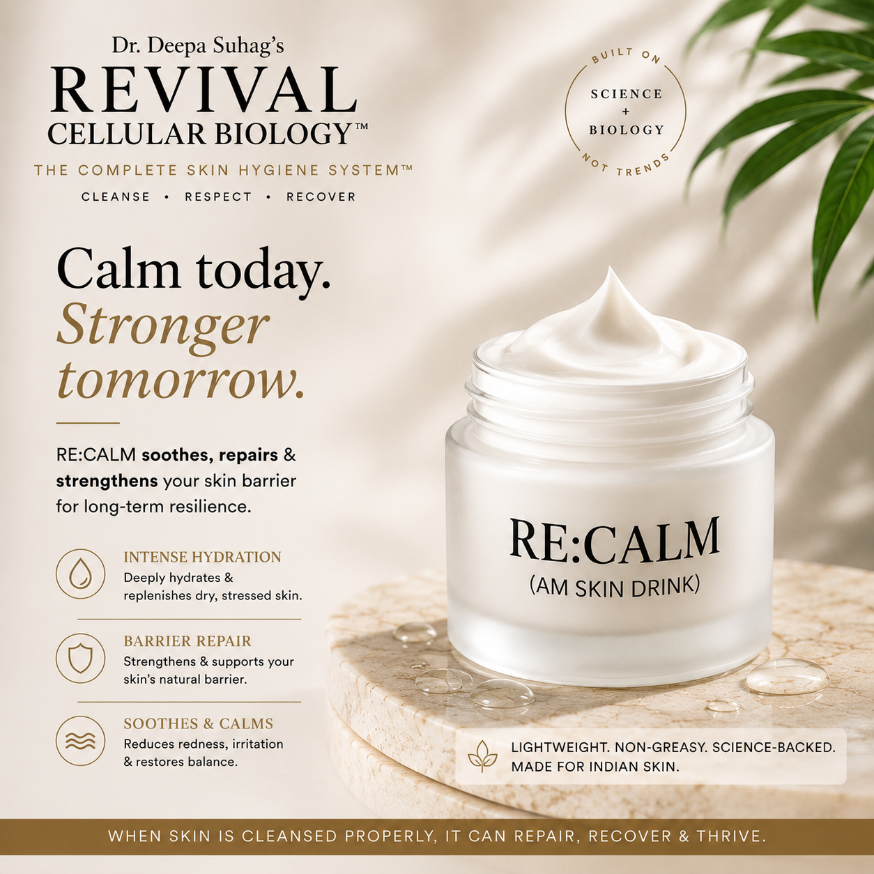 RE:CALM -Stops Irritation after Cleansing